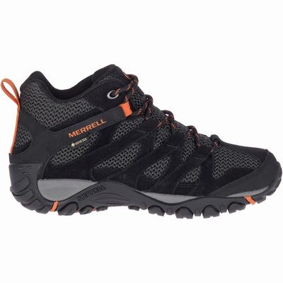 Merrell Alverstone Mid GORE-TEX® Vandringskängor Dam Svarta (SE607124)